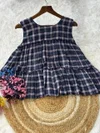 Lw 9332 Checks Linen Cotton Top With Bottom Collections